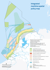 Integrated maritime spatial policy map