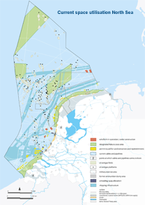 Current space utilisation North Sea