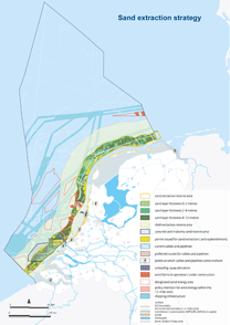 Sand extraction strategy