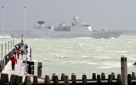 His Netherlands Majesty’s Ship Tromp of the Royal Netherlands Navy