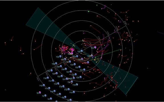 radar image (Bureau Waardenburg)