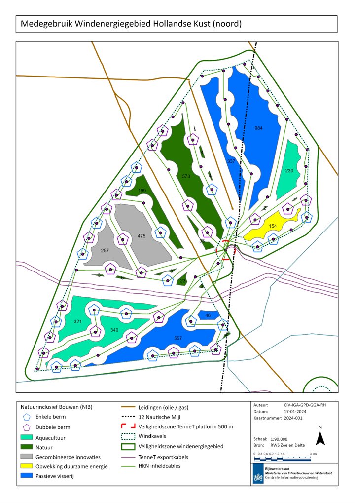 Medegebruik Windenergiegebied Hollandse Kust (noord)