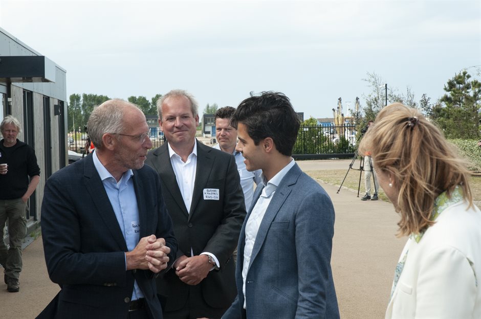 Aankomst minister Rob Jetten