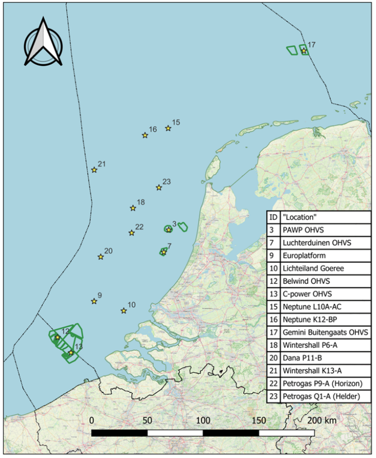 Offshore batdetectornetwerk