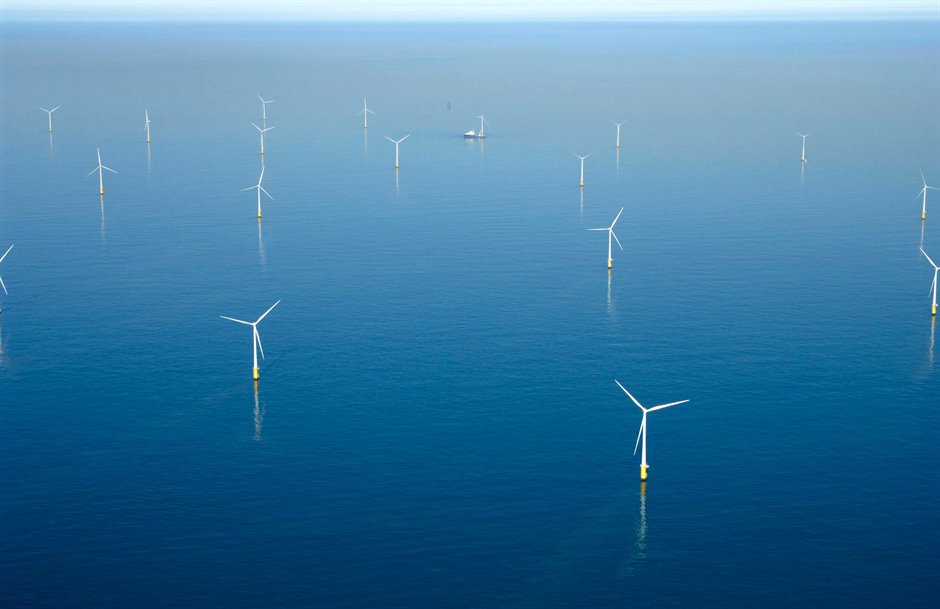 Noordzee windmolens